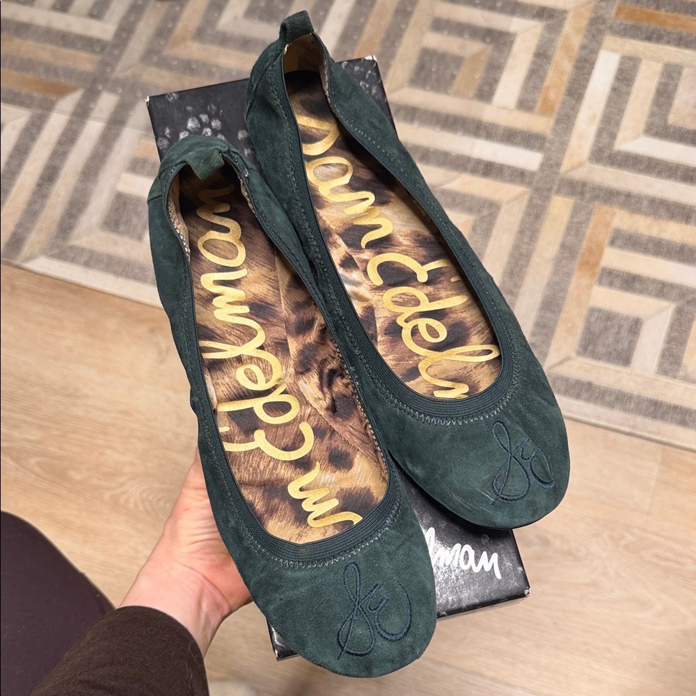 Sam Edelman Everest Green Flats